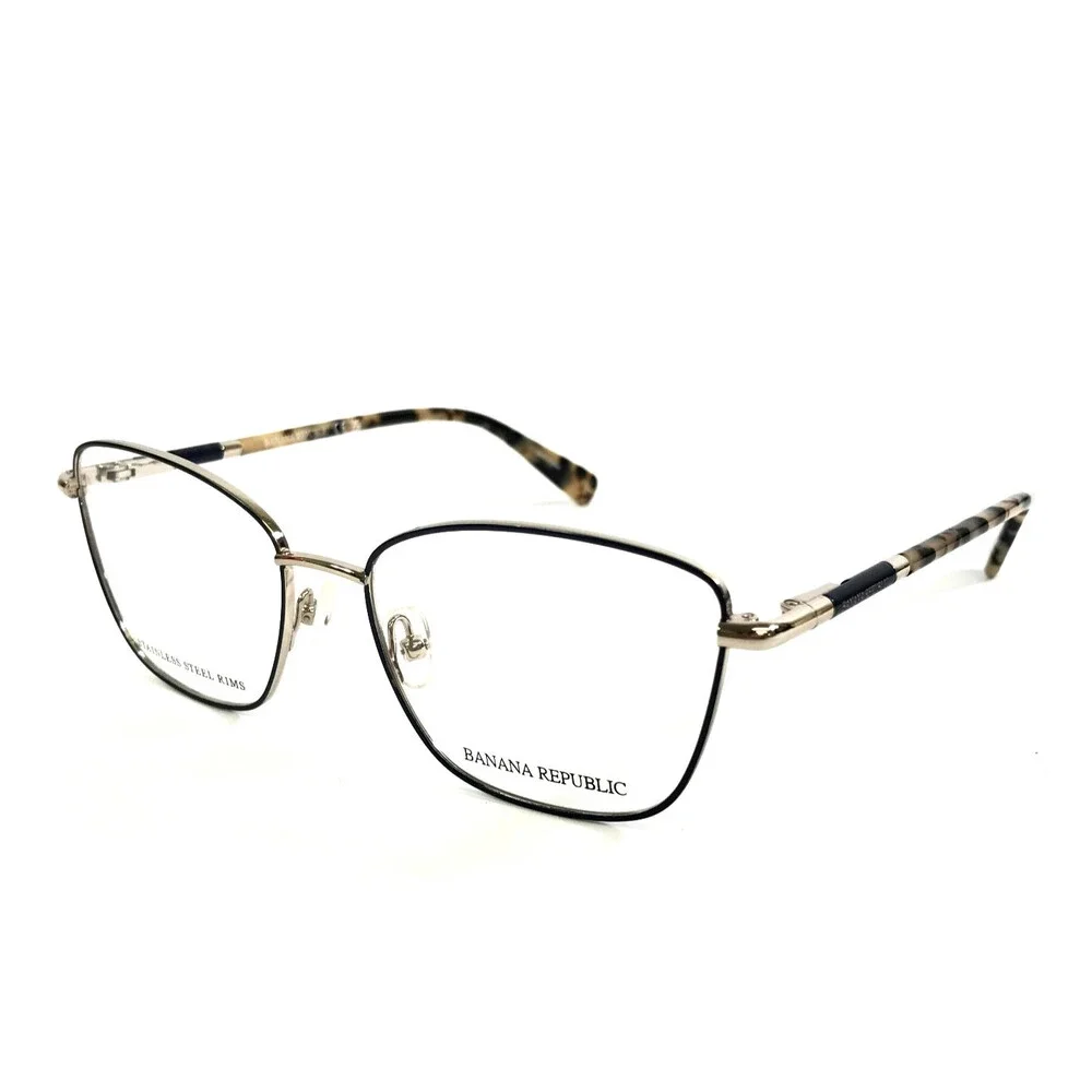 Banana Republic Eyeglasses Frames BR 224 PJP Blue Tortoise Cat Eye 52-16-140
